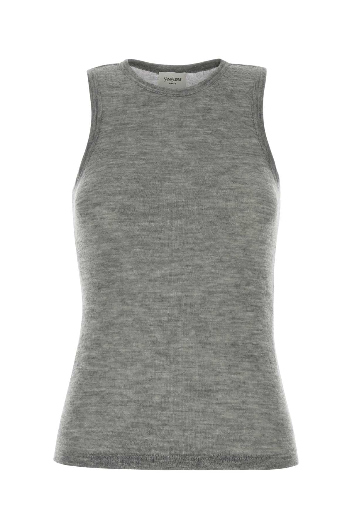 SAINT LAURENT TANK TOP For Women Exterior: 100% Cashmere