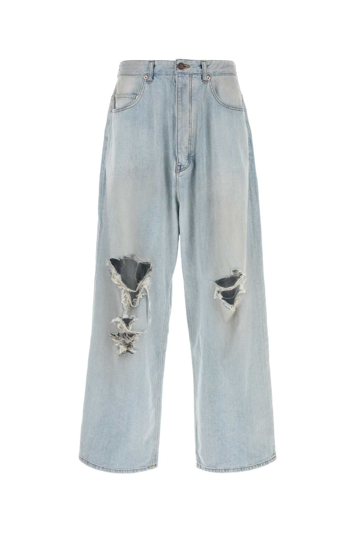 BALENCIAGA BAGGY PANTS For Men Exterior: 100% Cotton