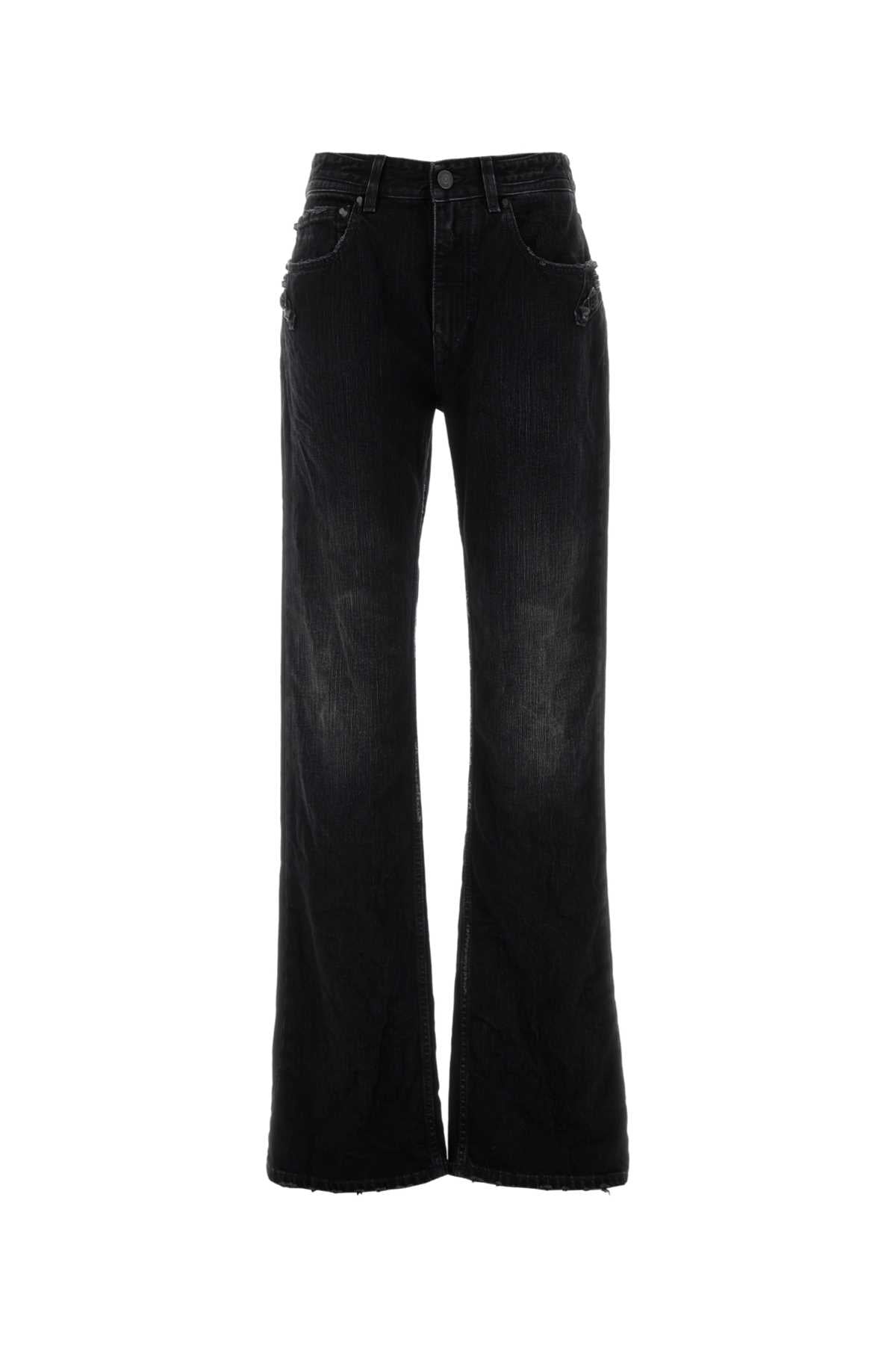BALENCIAGA CITY STRAIGHT PANTS For Women Exterior: 100% Cotton
