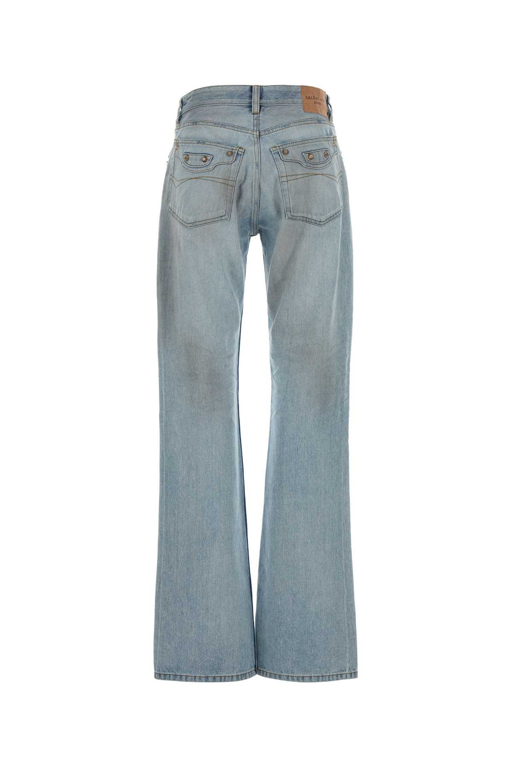 BALENCIAGA CITY STRAIGHT PANTS For Women Exterior: 100% Cotton