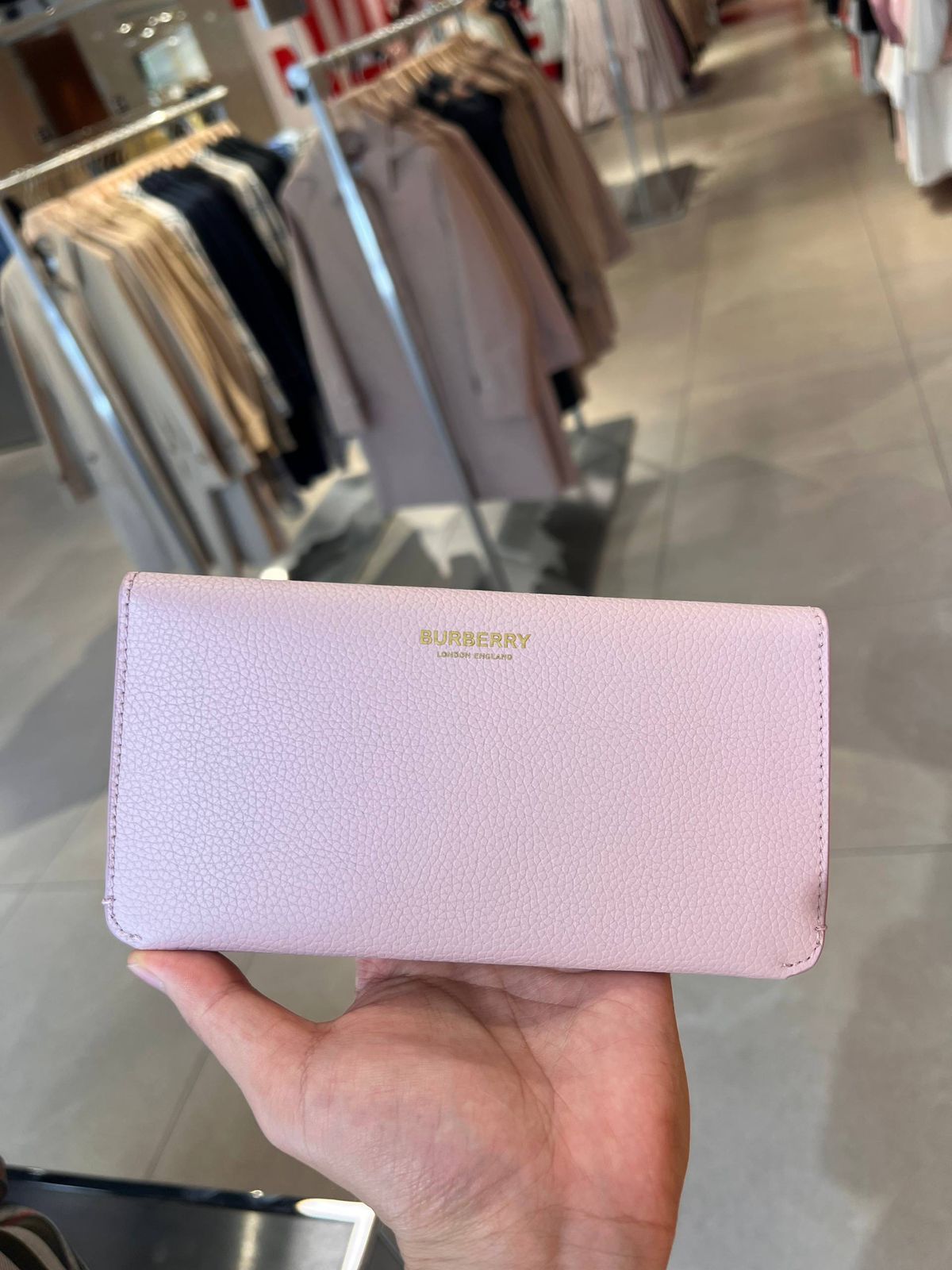Vintage Check and Leather Continental Wallet