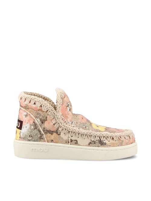 Sneakers con tomaia in paillettes