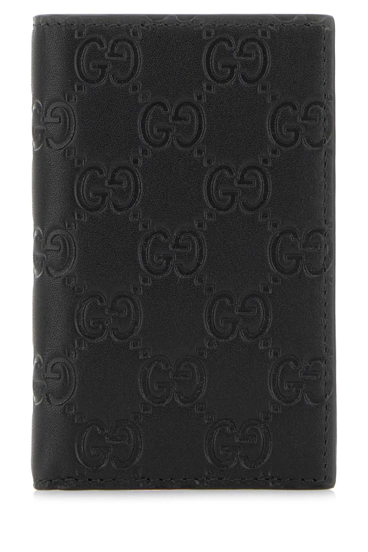 GUCCI MAN CARD CASE For Men Exterior: 100% Leather