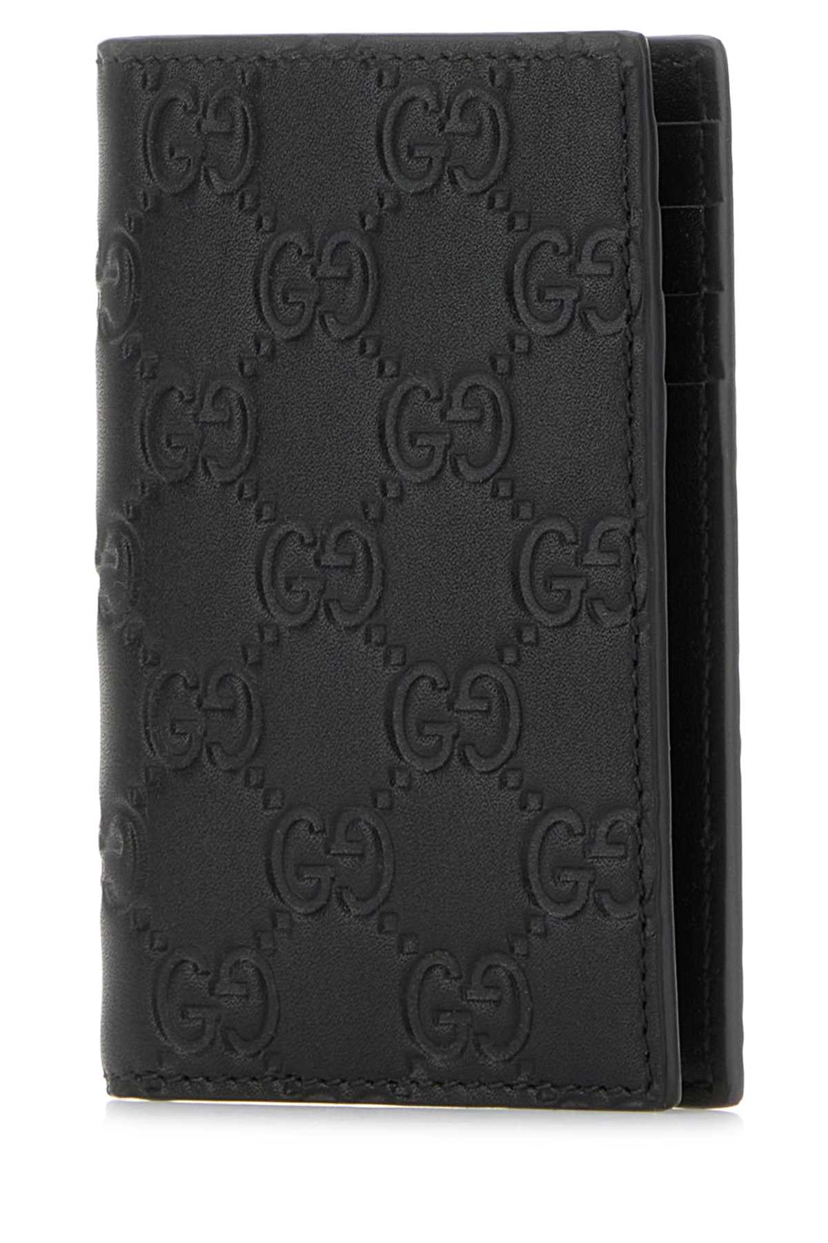 GUCCI MAN CARD CASE For Men Exterior: 100% Leather