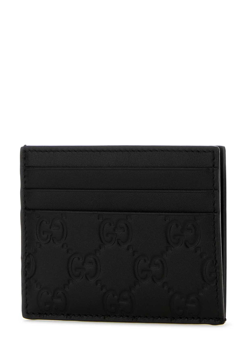 GUCCI MAN CARD CASE For Men Exterior: 100% Leather