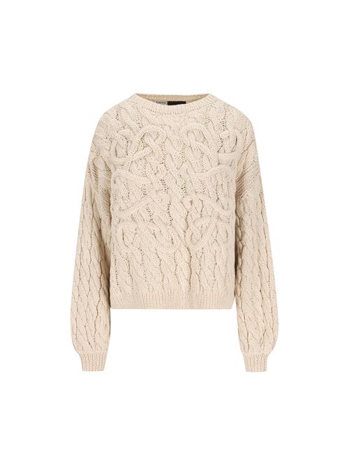 Maglia in misto lana e cotone