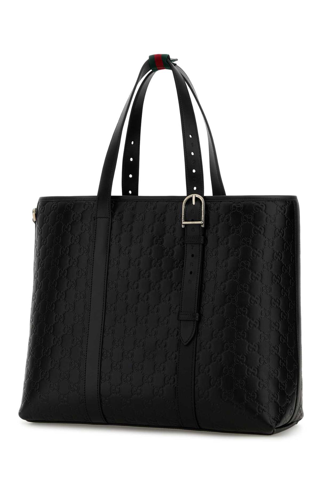 GUCCI TOTE BAG For Men Exterior: 100% Leather Lining: 100% Fabric Finishing: Silver metal