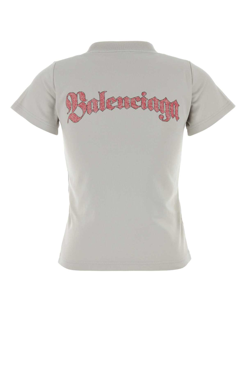 BALENCIAGA FITTED T-SHIRT For Women Exterior: 100% Cotton