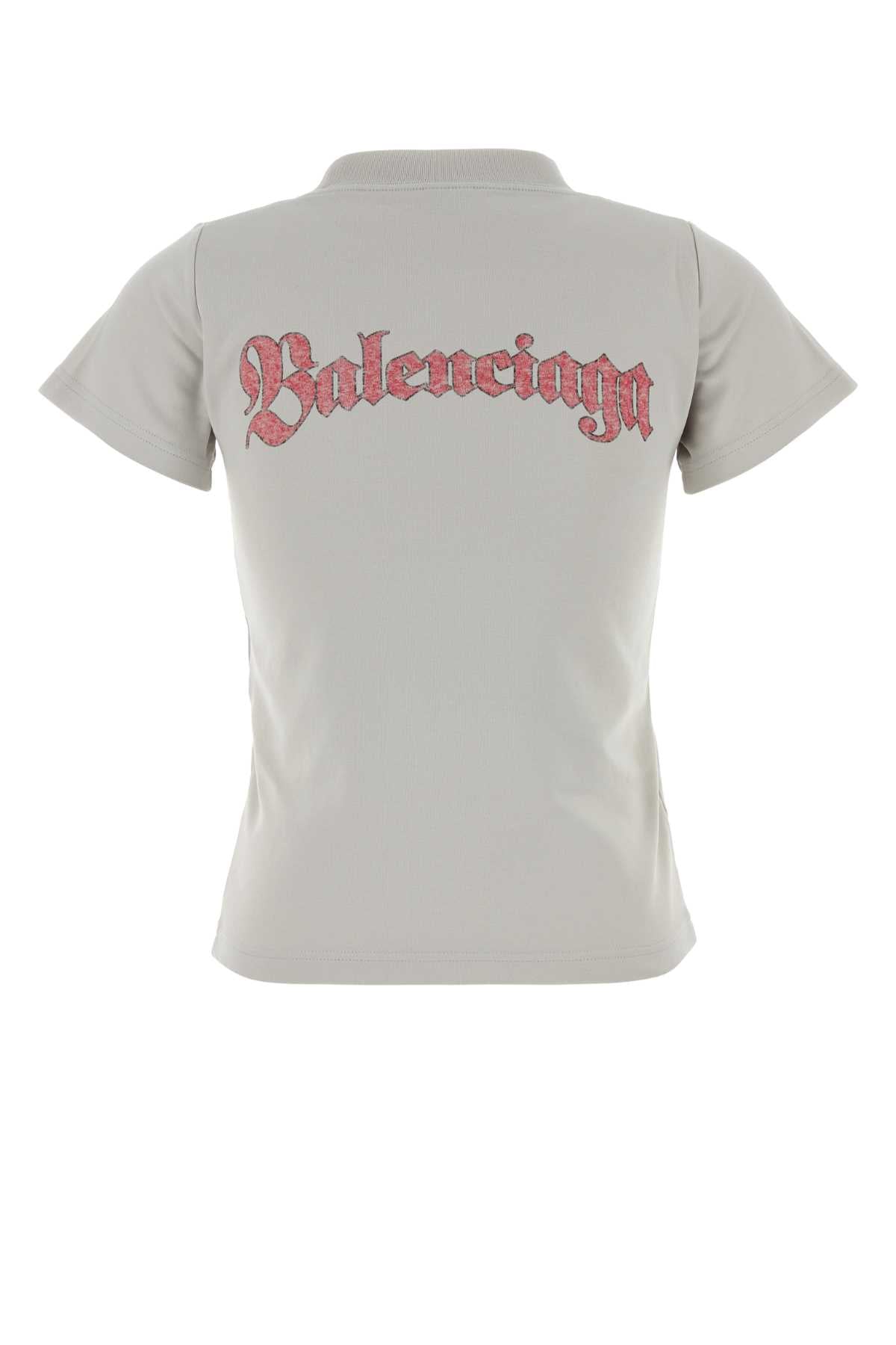 BALENCIAGA FITTED T-SHIRT For Women Exterior: 100% Cotton