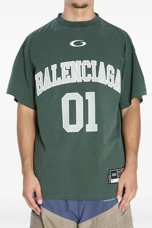 BALENCIAGA 'Basketball' T-shirt For Men 100% cotton