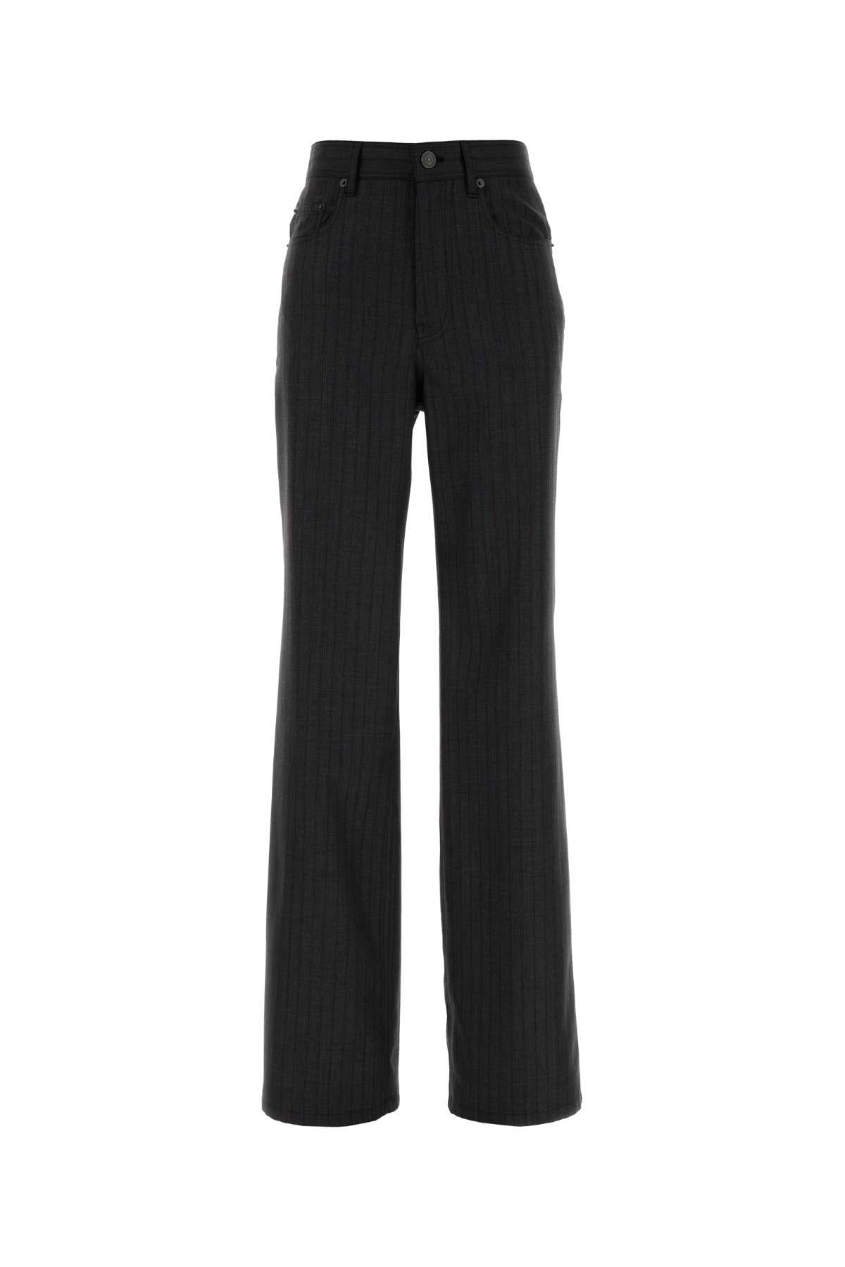 BALENCIAGA STRAIGHT PANTS For Women Exterior: 100% Wool Lining: 100% Cupro