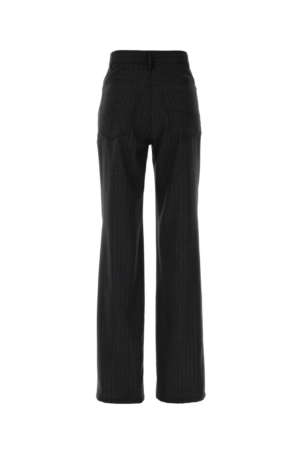 BALENCIAGA STRAIGHT PANTS For Women Exterior: 100% Wool Lining: 100% Cupro