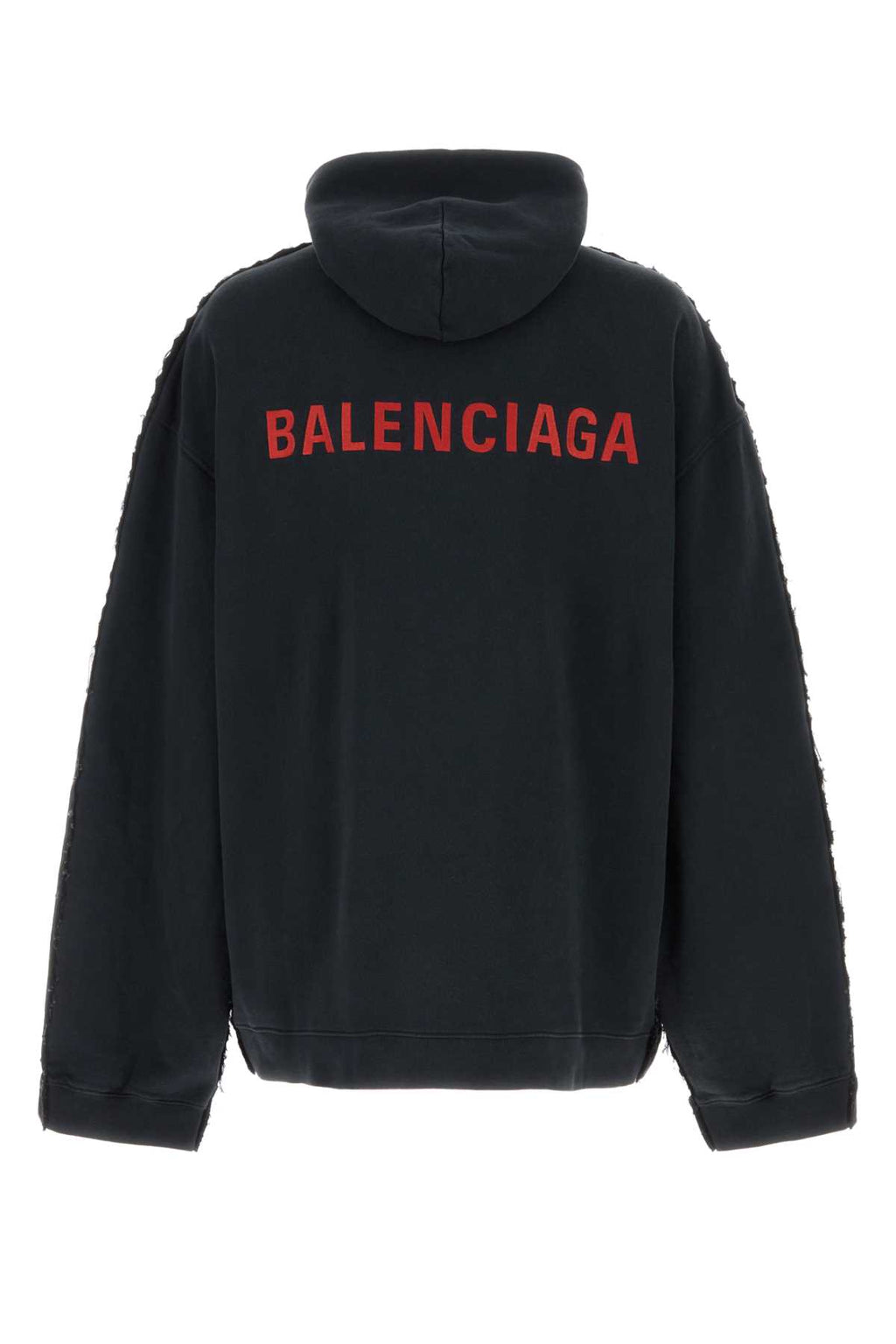 BALENCIAGA HYBRID HOODED JACKET For Men Exterior 1: 100% Cotton Exterior 2: 100% Cotton