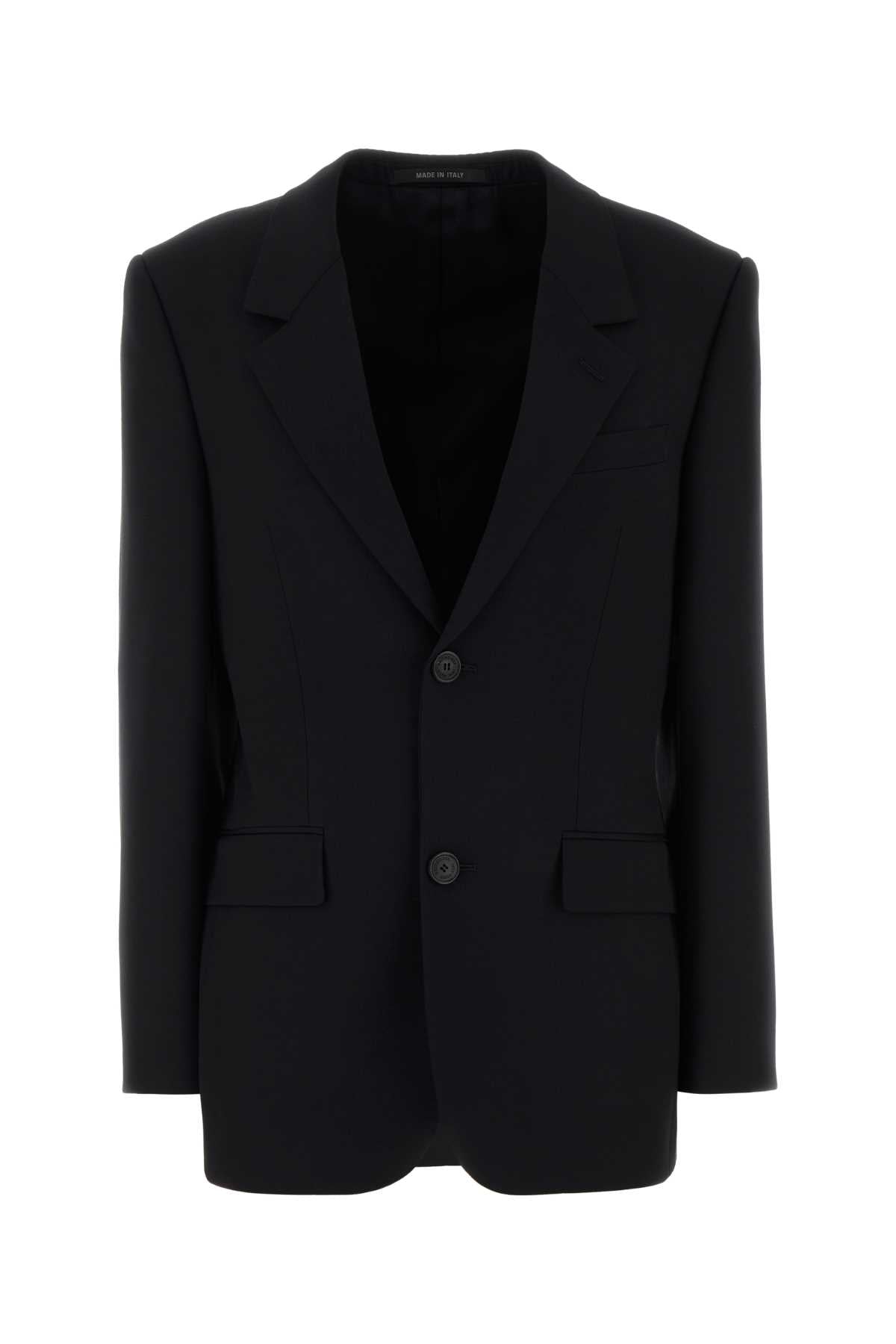 BALENCIAGA TAILORED JACKET For Women Exterior: 100% Wool Lining: 100% Cupro