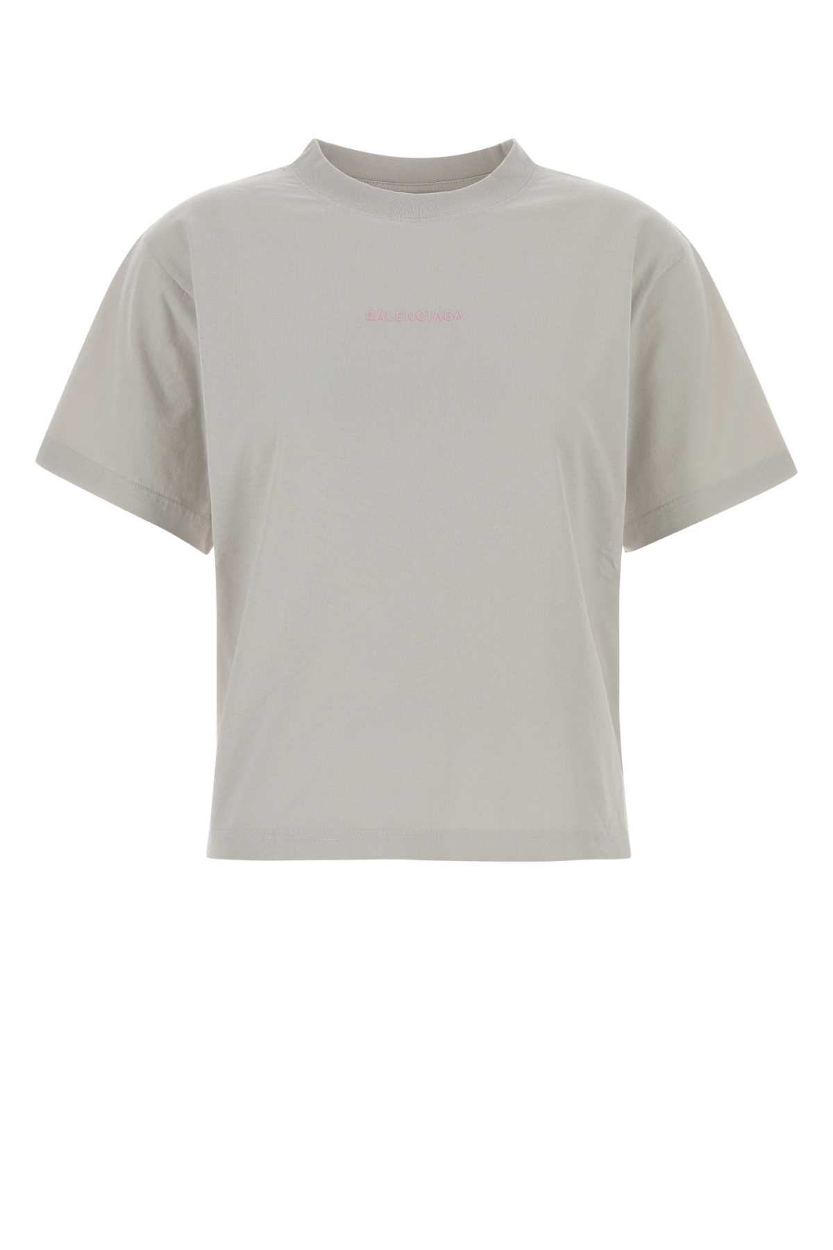 BALENCIAGA MEDIUM FIT T-SHIRT For Women Exterior: 100% Cotton