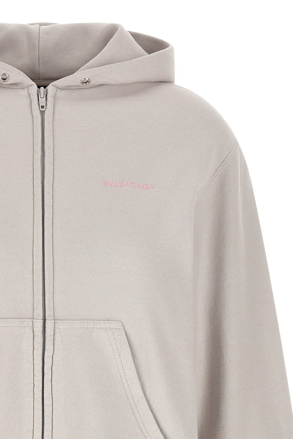 BALENCIAGA Logo embroidery hoodie For Women 100% cotton