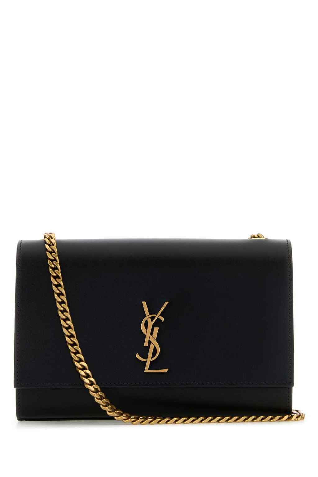 SAINT LAURENT YSL BO MNG S KATE For Women Exterior: 100% Leather Lining: 100% Fabric Finishing: Antiqued golden metal