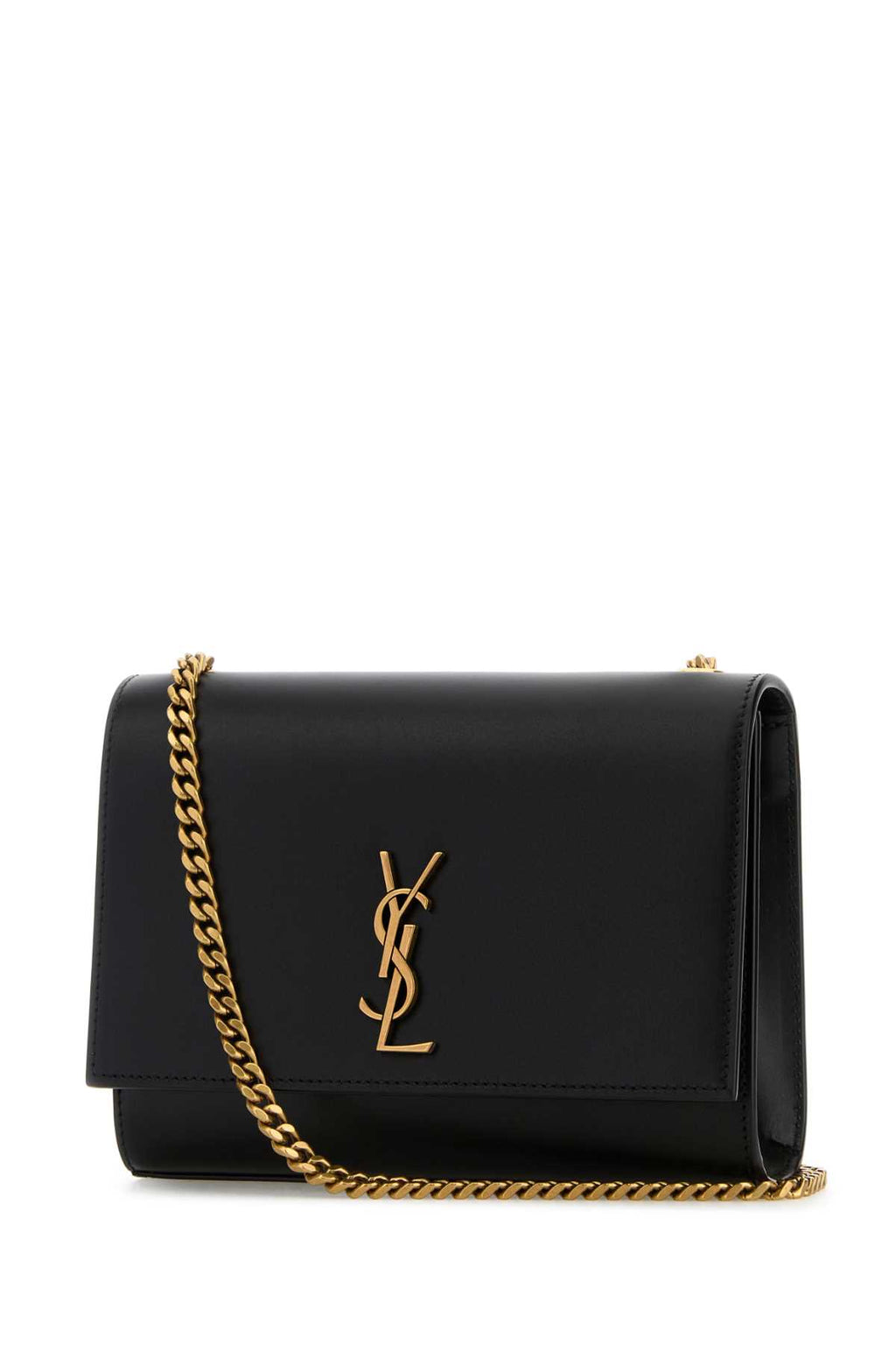 SAINT LAURENT YSL BO MNG S KATE For Women Exterior: 100% Leather Lining: 100% Fabric Finishing: Antiqued golden metal