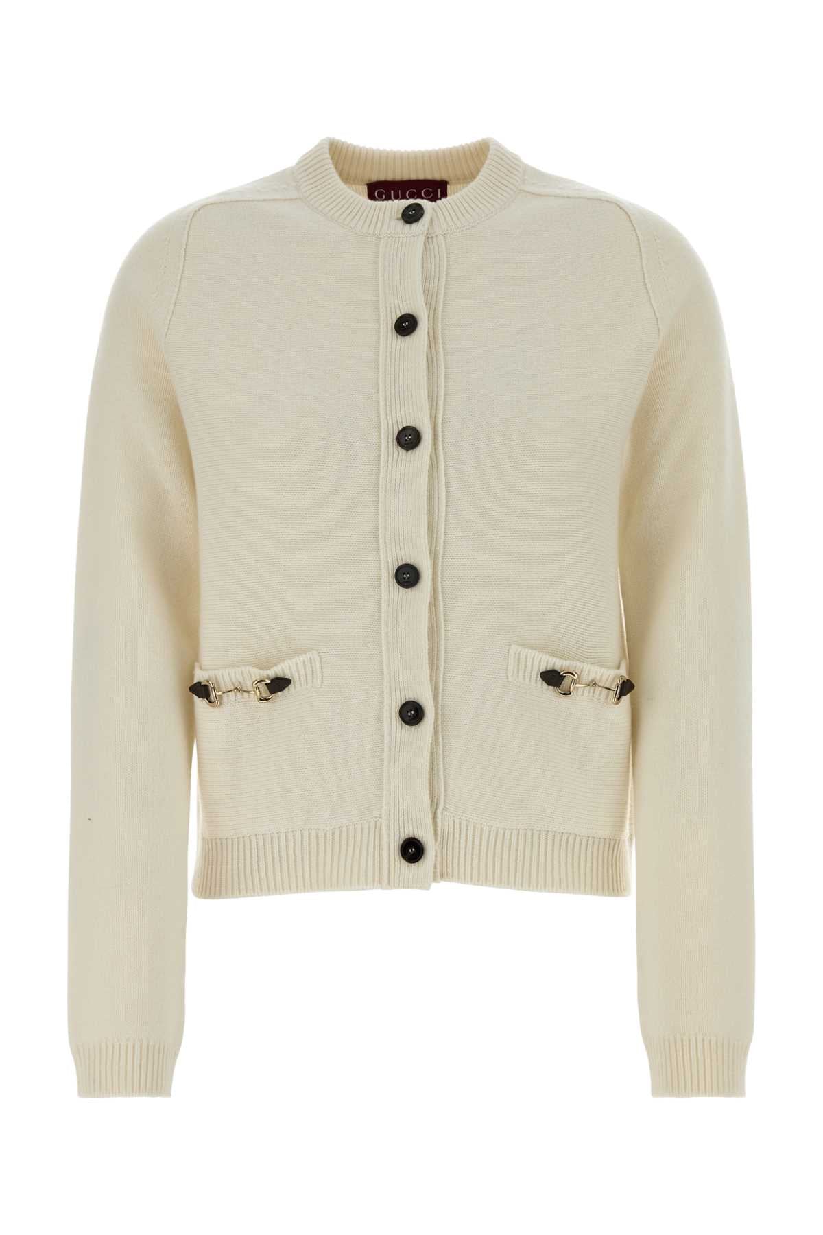 GUCCI CARDIGAN For Women Exterior: 70% Wool 30% Cashmere