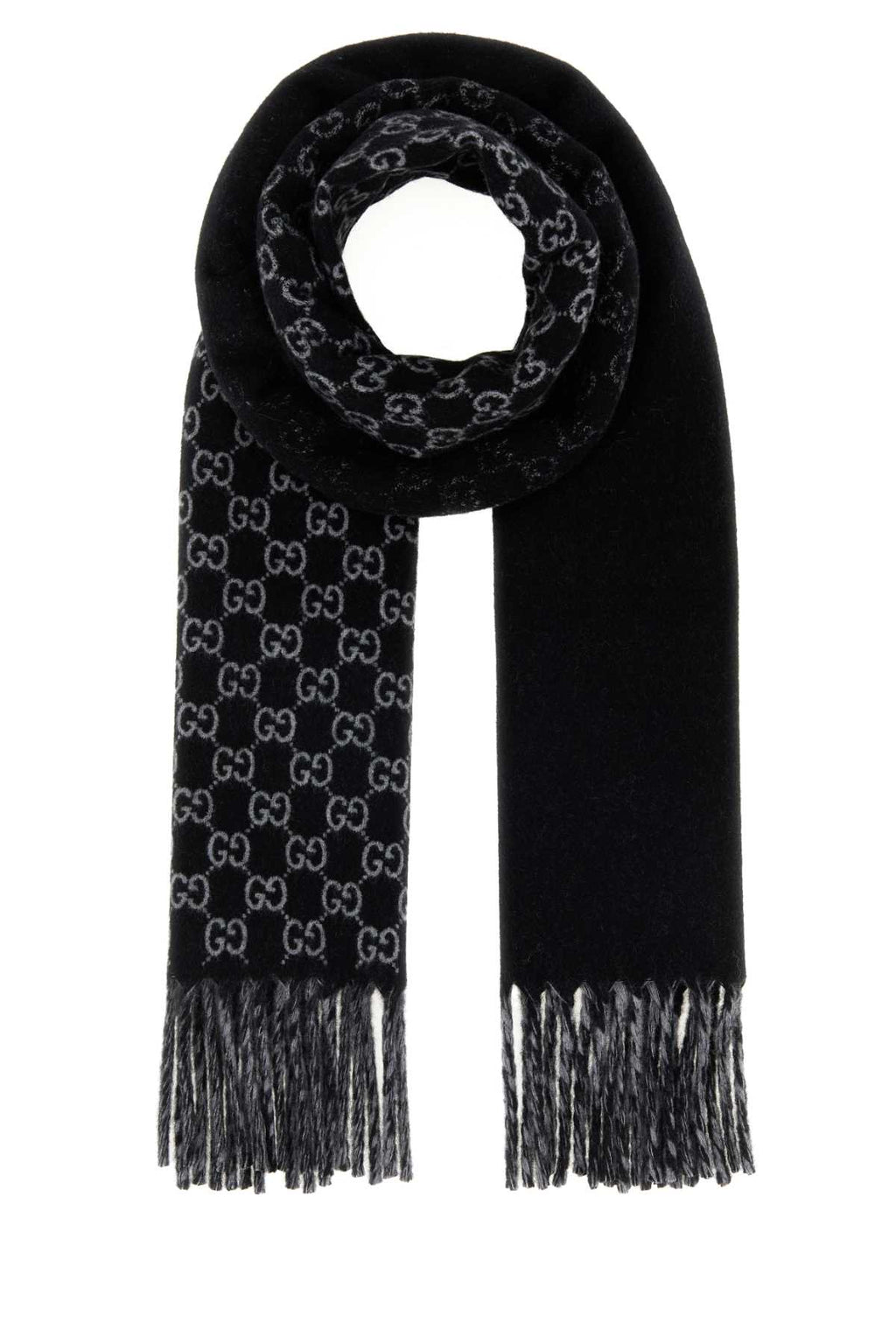 GUCCI SCARF LOGO SHADE 36X196 For Men Exterior: 90% Wool 10% Cashmere