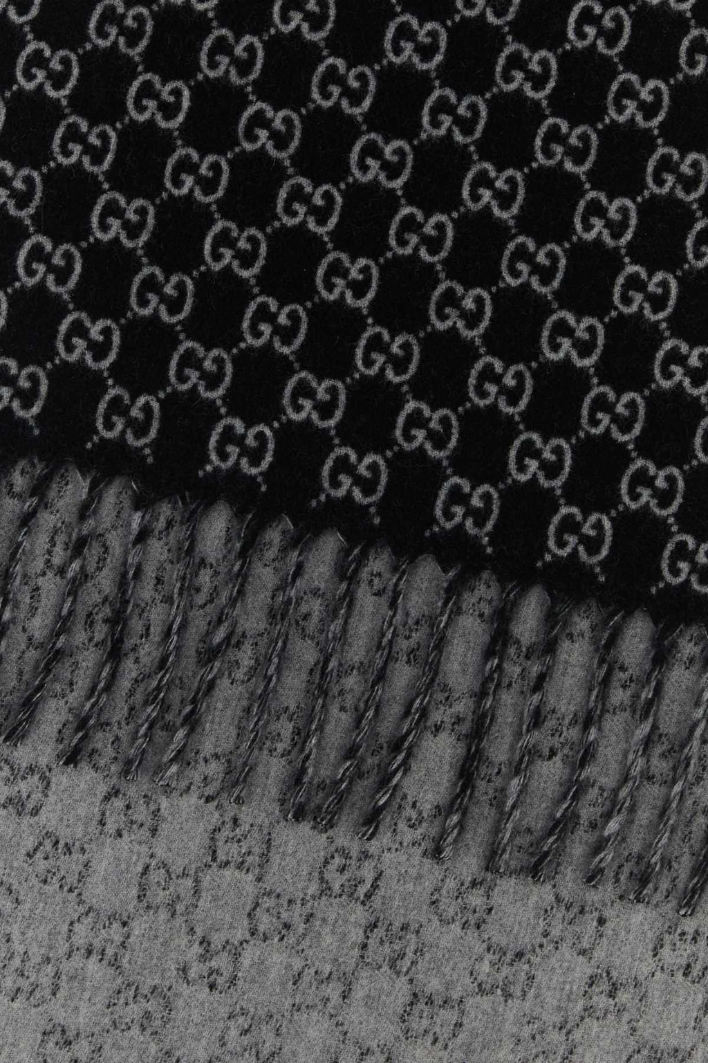 GUCCI SCARF LOGO SHADE 36X196 For Men Exterior: 90% Wool 10% Cashmere