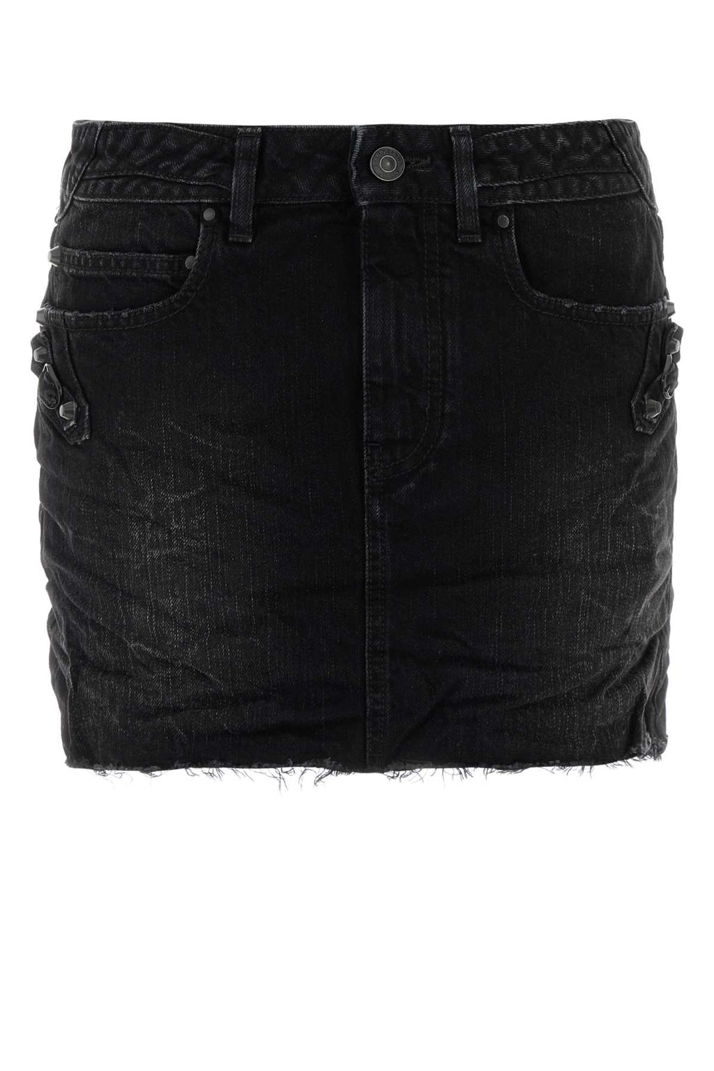 BALENCIAGA CITY MINI SKIRT For Women Exterior: 100% Cotton