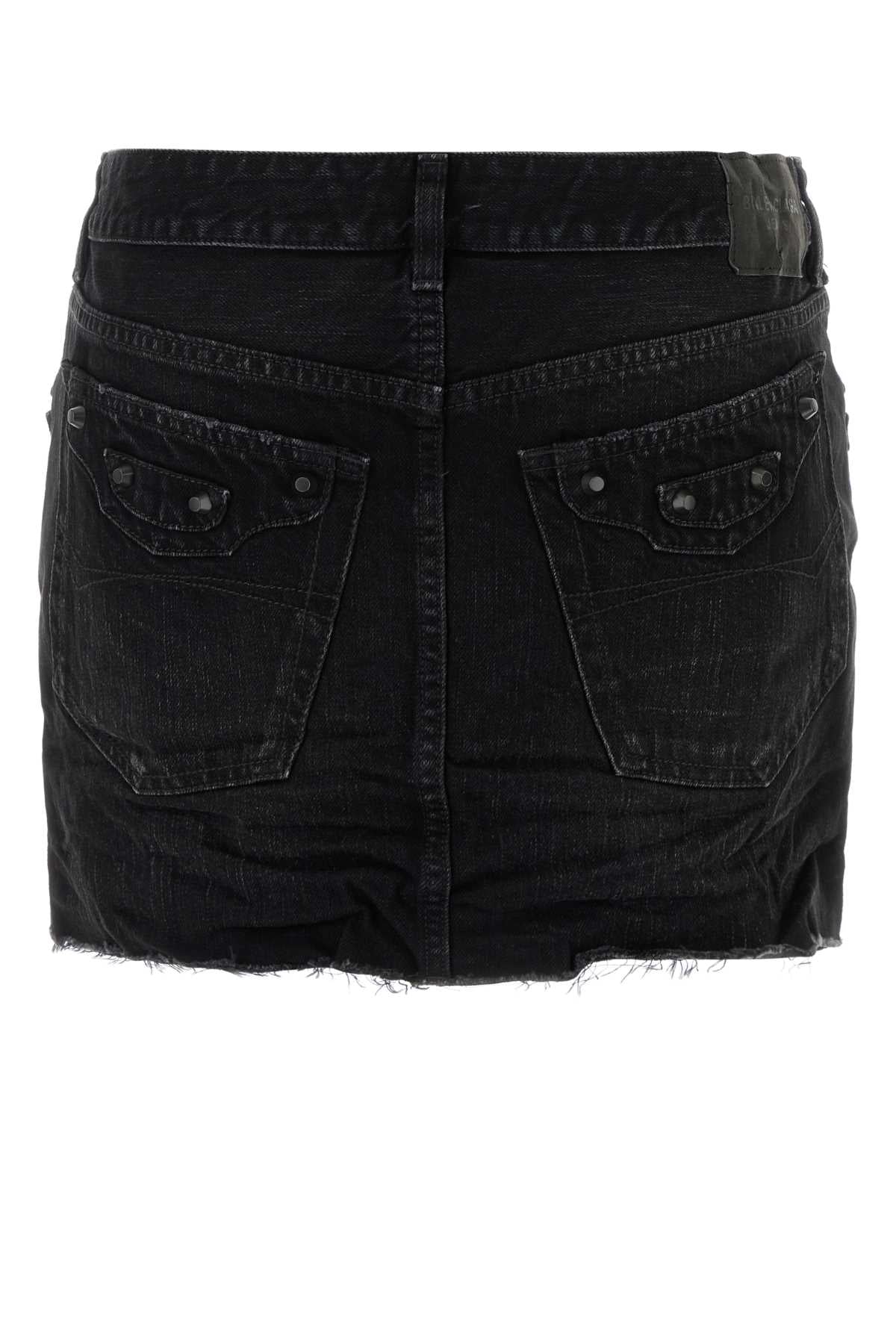 BALENCIAGA CITY MINI SKIRT For Women Exterior: 100% Cotton