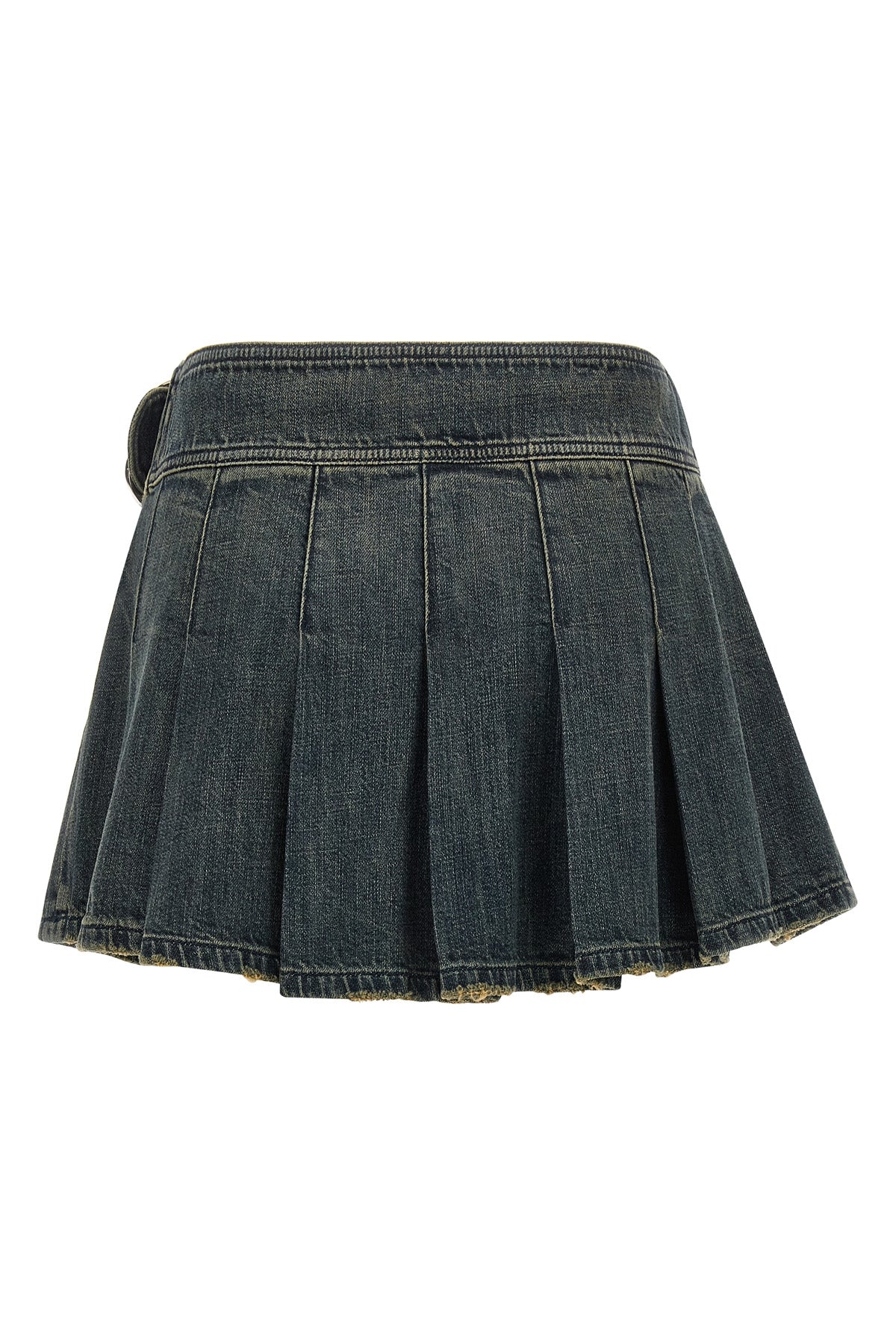 BALENCIAGA 'Buckle Pleated' skirt For Women 100% cotton