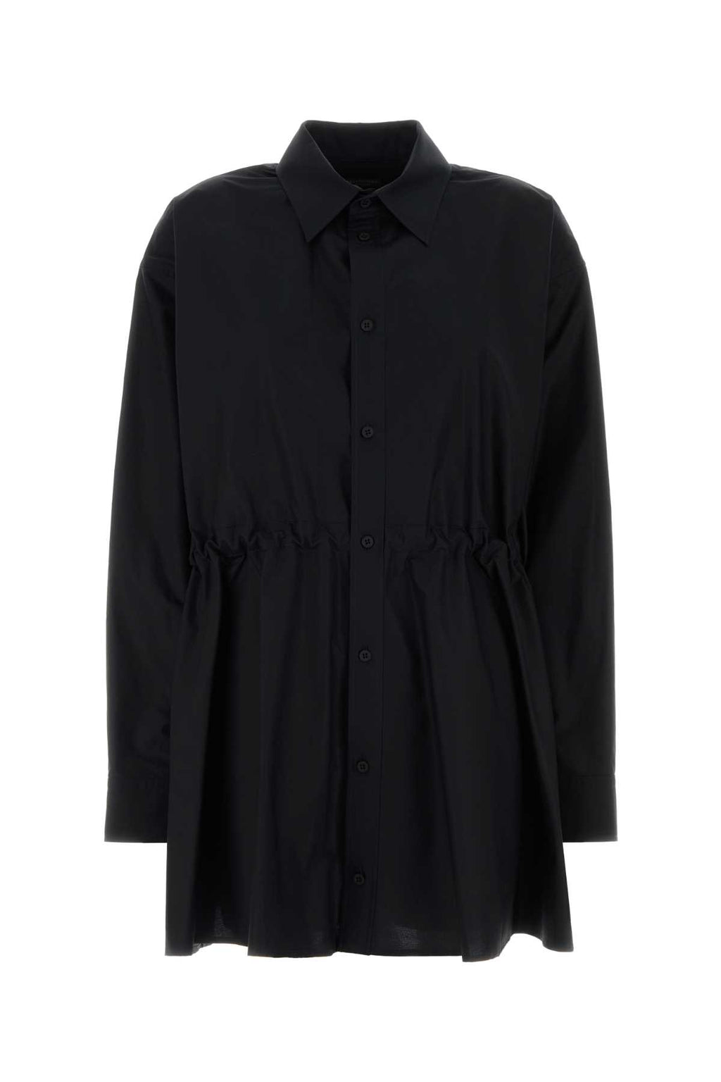 BALENCIAGA HOURGLASS SHIRT DRESS For Women Exterior: 100% Cotton