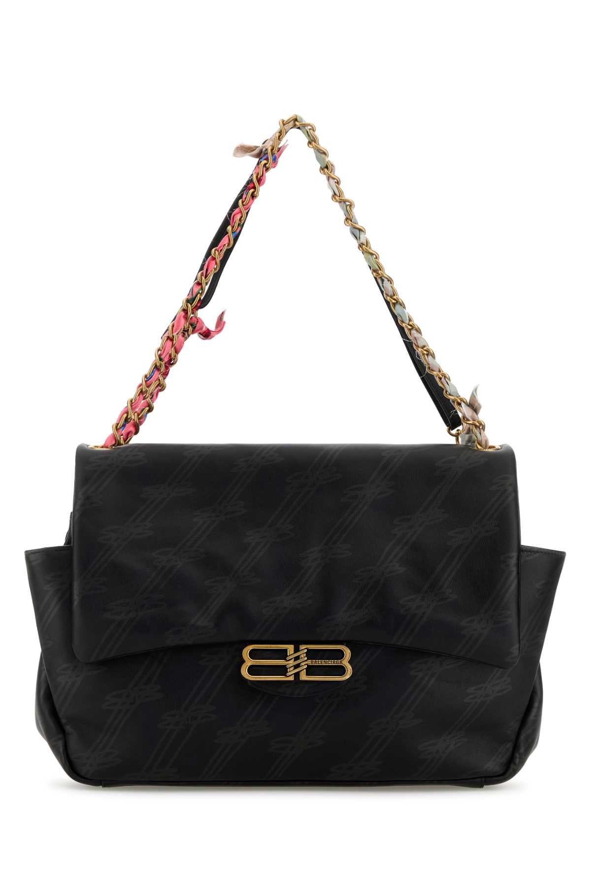 BALENCIAGA DARLING CHAIN BAG M For Women Exterior: 100% Calf Lining: 100% Fabric Finishing: Antiqued golden metal