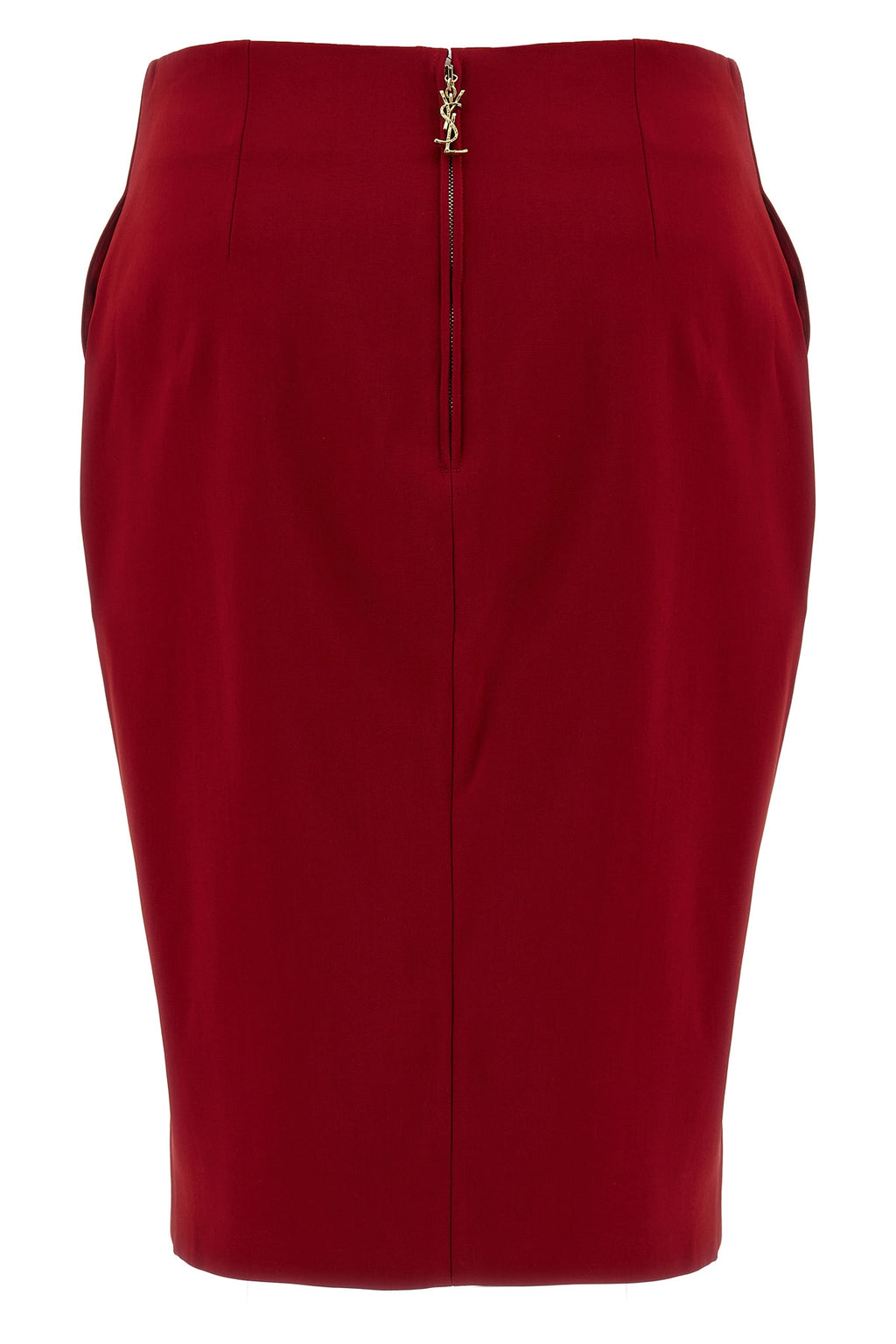 SAINT LAURENT Pencil skirt For Women 87% viscose 12% cu 1% elastane