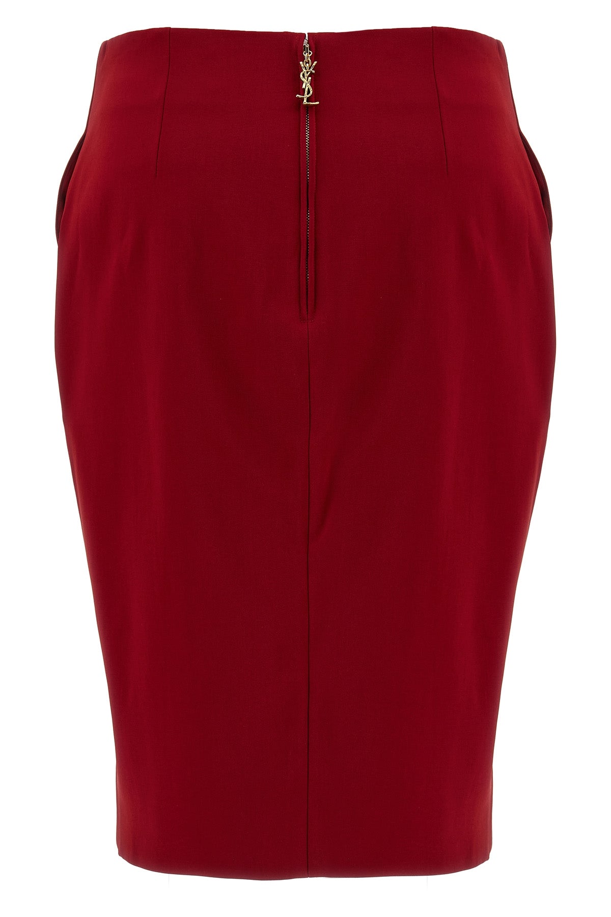 SAINT LAURENT Pencil skirt For Women 87% viscose 12% cu 1% elastane