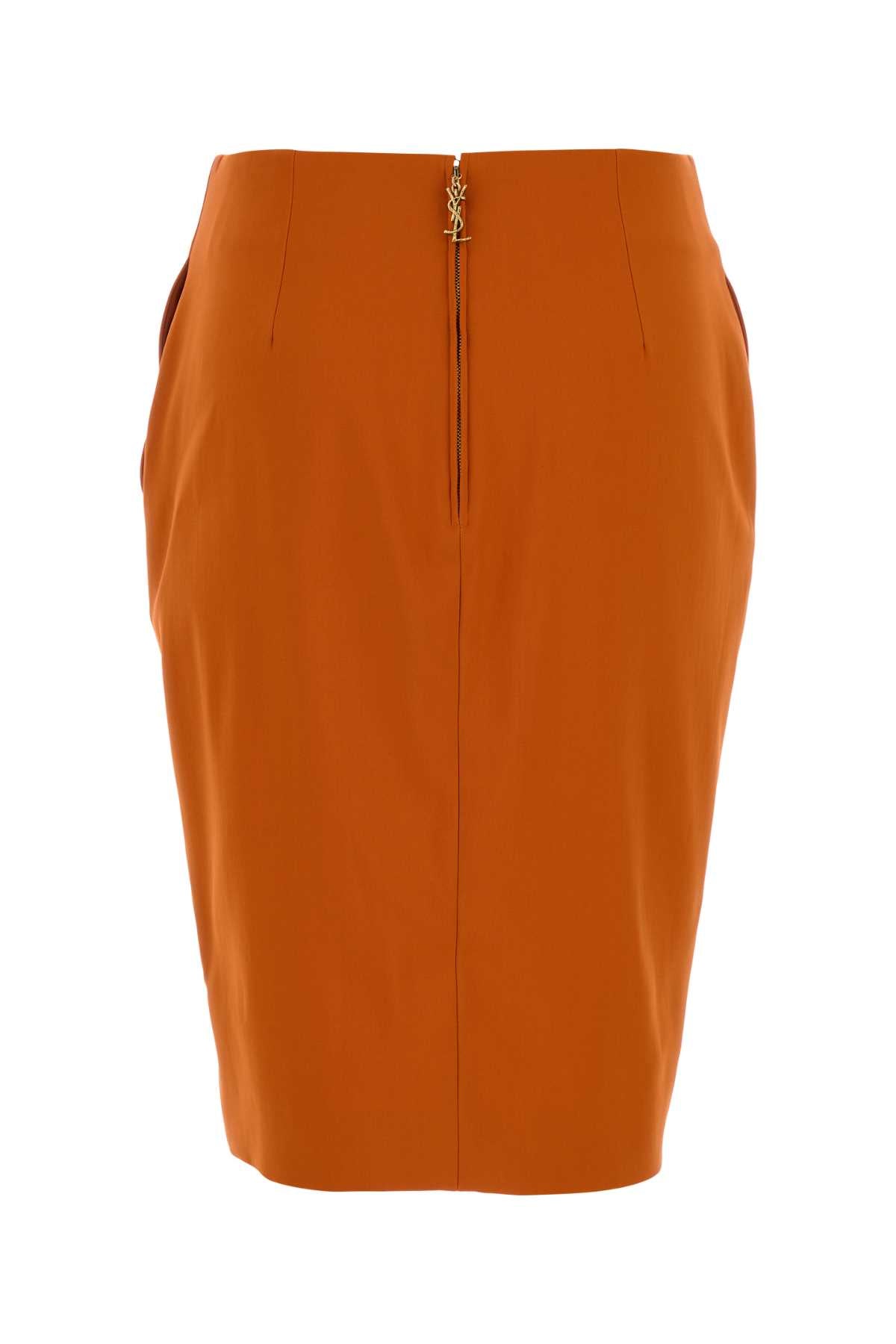 SAINT LAURENT JUPE BASE For Women Exterior: 87% Viscose 12% Cupro 1% Elastane