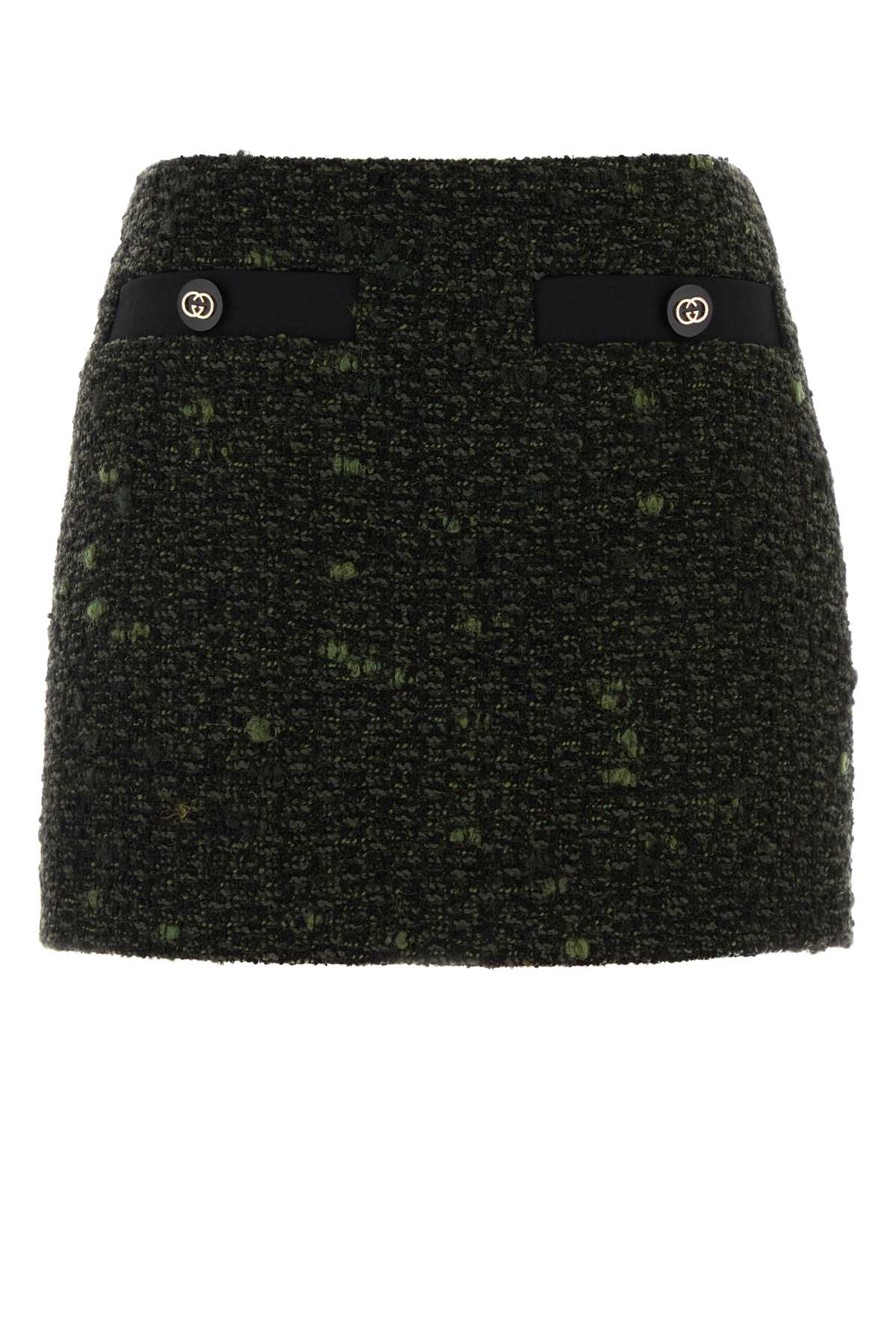 GUCCI SKIRT For Women Exterior: 86% Wool 10% Nylon 4% Polyester Lining: 100% Viscose