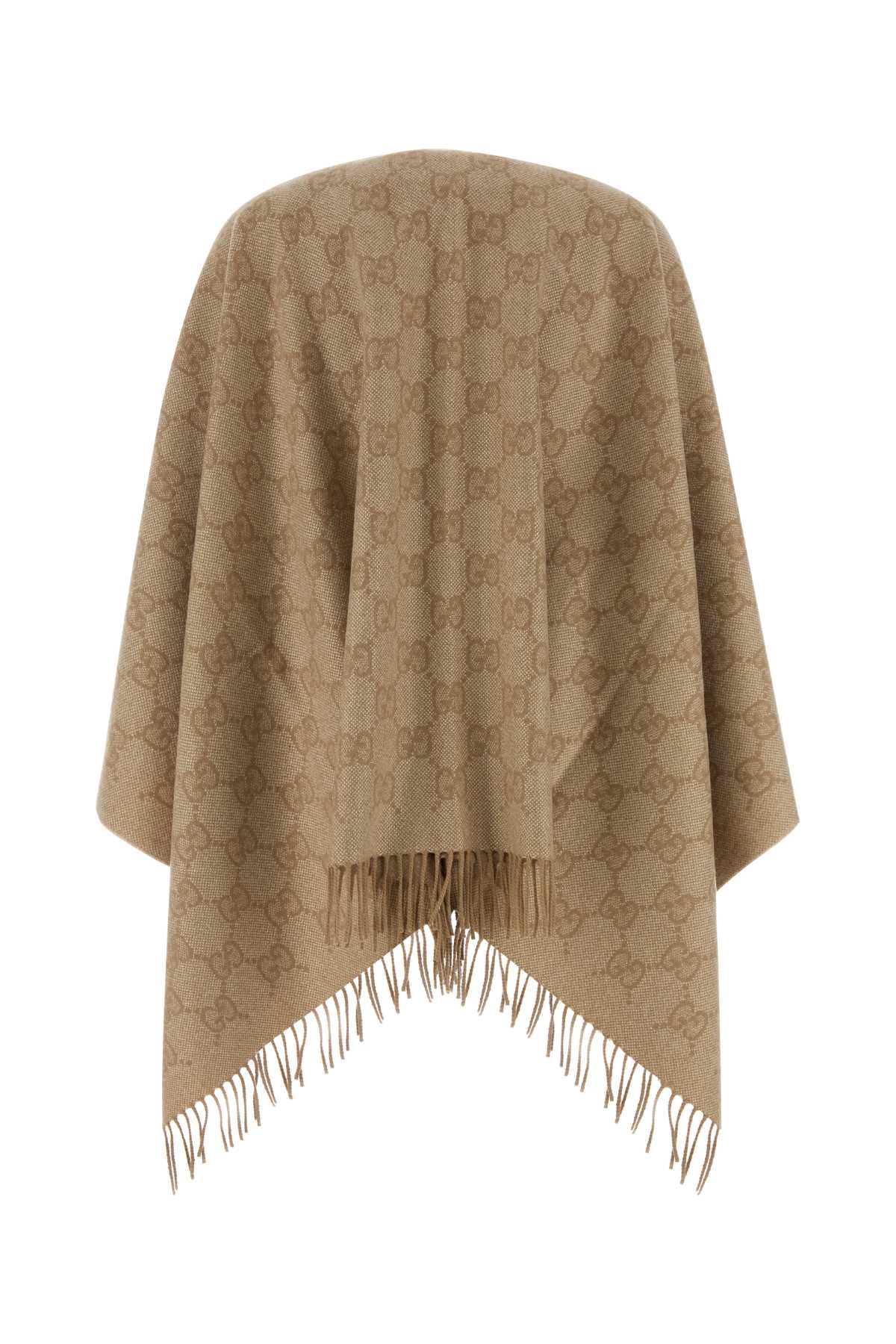 GUCCI PONCHO HUGE LUX 145X145 For Women Exterior: 83% Cashmere 10% Viscose 4% Metallic fiber 3% Polyester