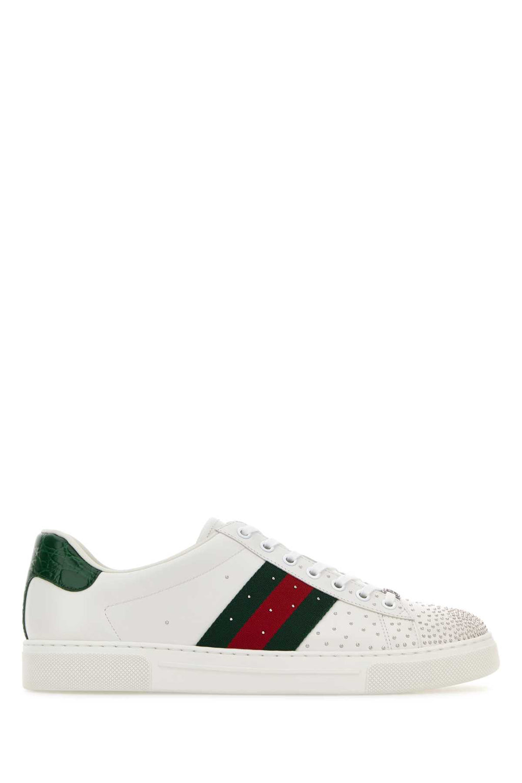 GUCCI LEATHER UPPER AND RUBBER SOLE SNEAKER For Men Exterior: 100% Leather Interior: 100% Leather Sole: Rubber