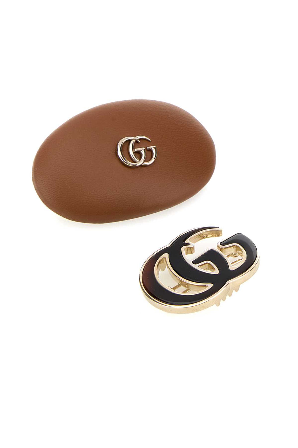 GUCCI SET W SET 3 GUCCI LEATHER MIX CLIP For Women Exterior: 100% Metal 100% Leather Finishing color: Gold