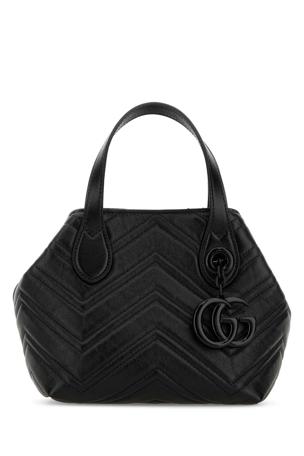 GUCCI HANDBAG WITH REMOVABLE SHOULDER STRAP For Women Exterior: 100% Nappa leather Lining: 100% Fabric Finishing: Enameled metal