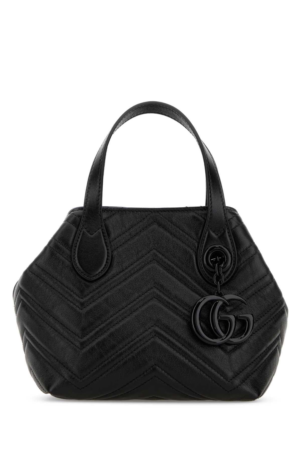 GUCCI HANDBAG WITH REMOVABLE SHOULDER STRAP For Women Exterior: 100% Nappa leather Lining: 100% Fabric Finishing: Enameled metal