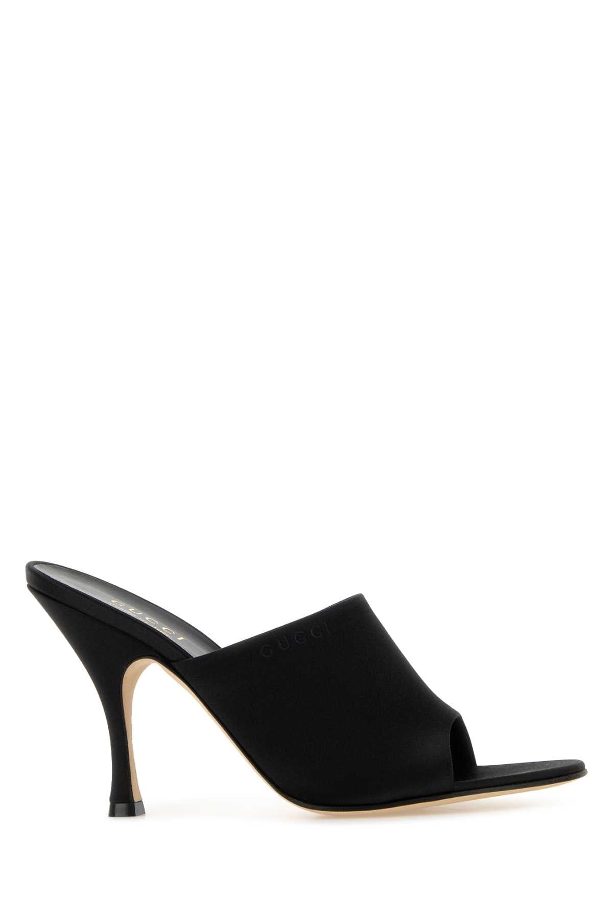 GUCCI FABRIC UPPER AND LEATHER SOLE SANDAL For Women Exterior: 100% Fabric Interior: 100% Leather Sole: Leather
