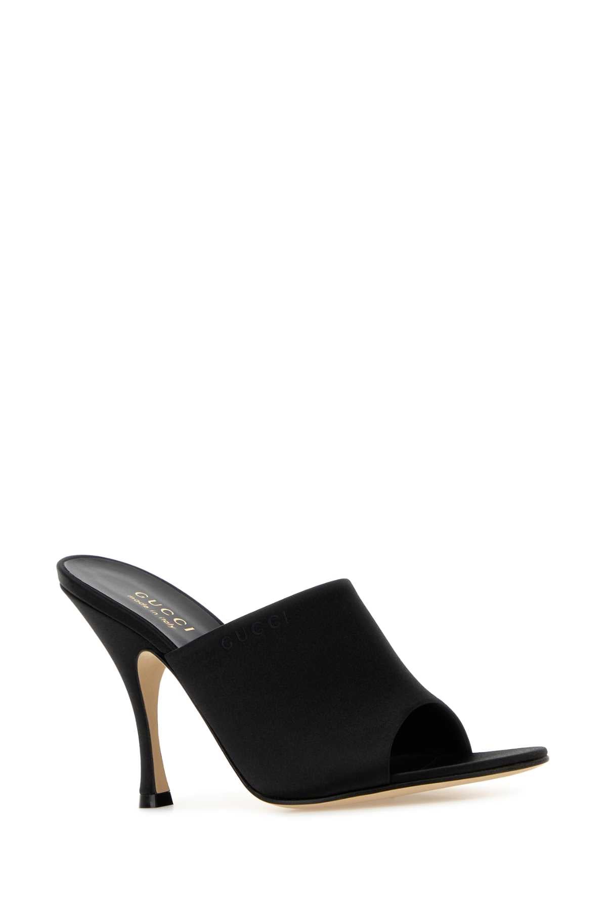 GUCCI FABRIC UPPER AND LEATHER SOLE SANDAL For Women Exterior: 100% Fabric Interior: 100% Leather Sole: Leather