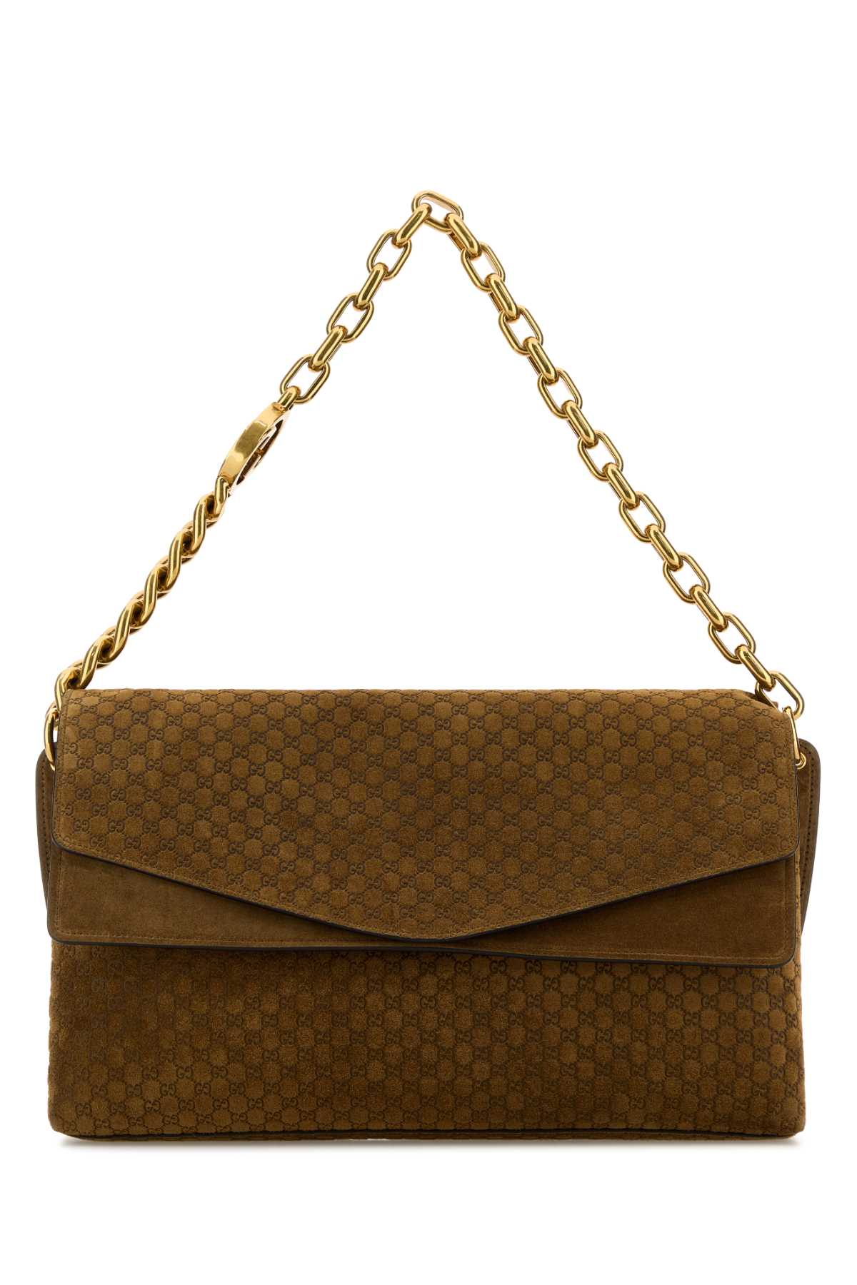 GUCCI HANDBAG WITH REMOVABLE SHOULDER STRAP For Women Exterior: 100% Suede Lining: 100% Fabric Finishing: Golden metal