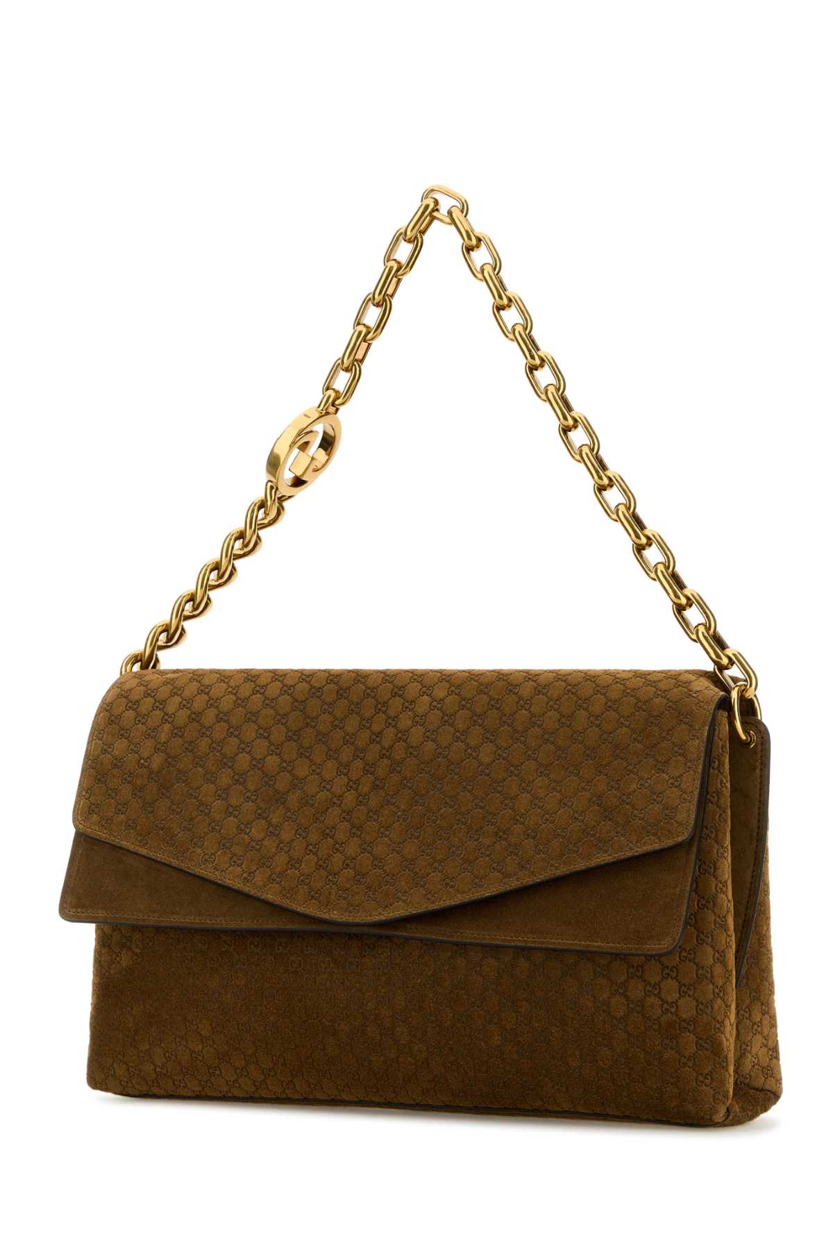 GUCCI HANDBAG WITH REMOVABLE SHOULDER STRAP For Women Exterior: 100% Suede Lining: 100% Fabric Finishing: Golden metal