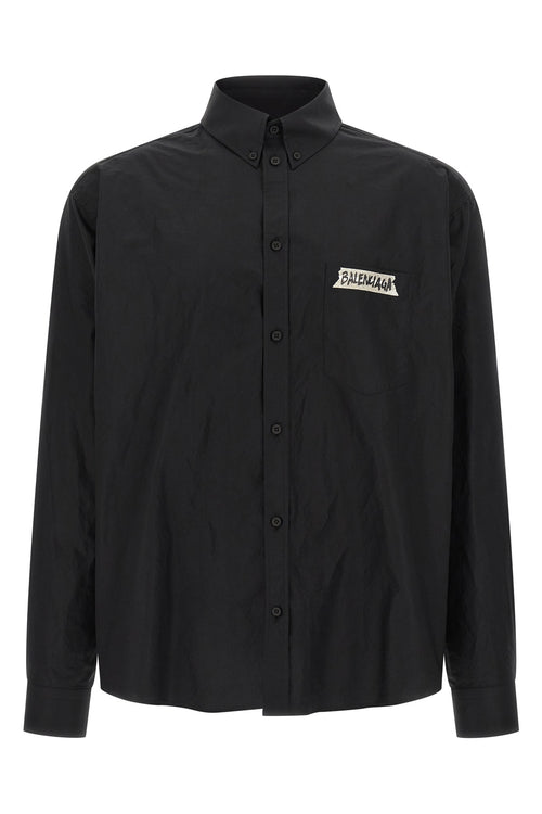 BALENCIAGA 'Masking Tape' shirt For Men 100% cotton