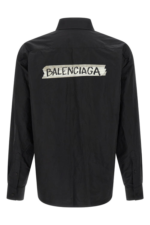 BALENCIAGA 'Masking Tape' shirt For Men 100% cotton
