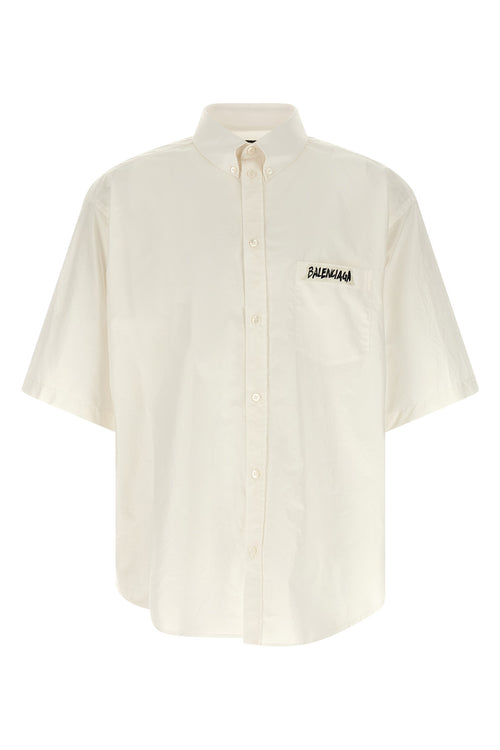 BALENCIAGA 'Masking Tape' shirt For Men 100% cotton