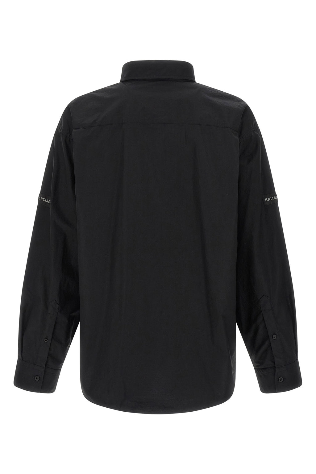 BALENCIAGA Logo patch shirt For Men 100% cotton