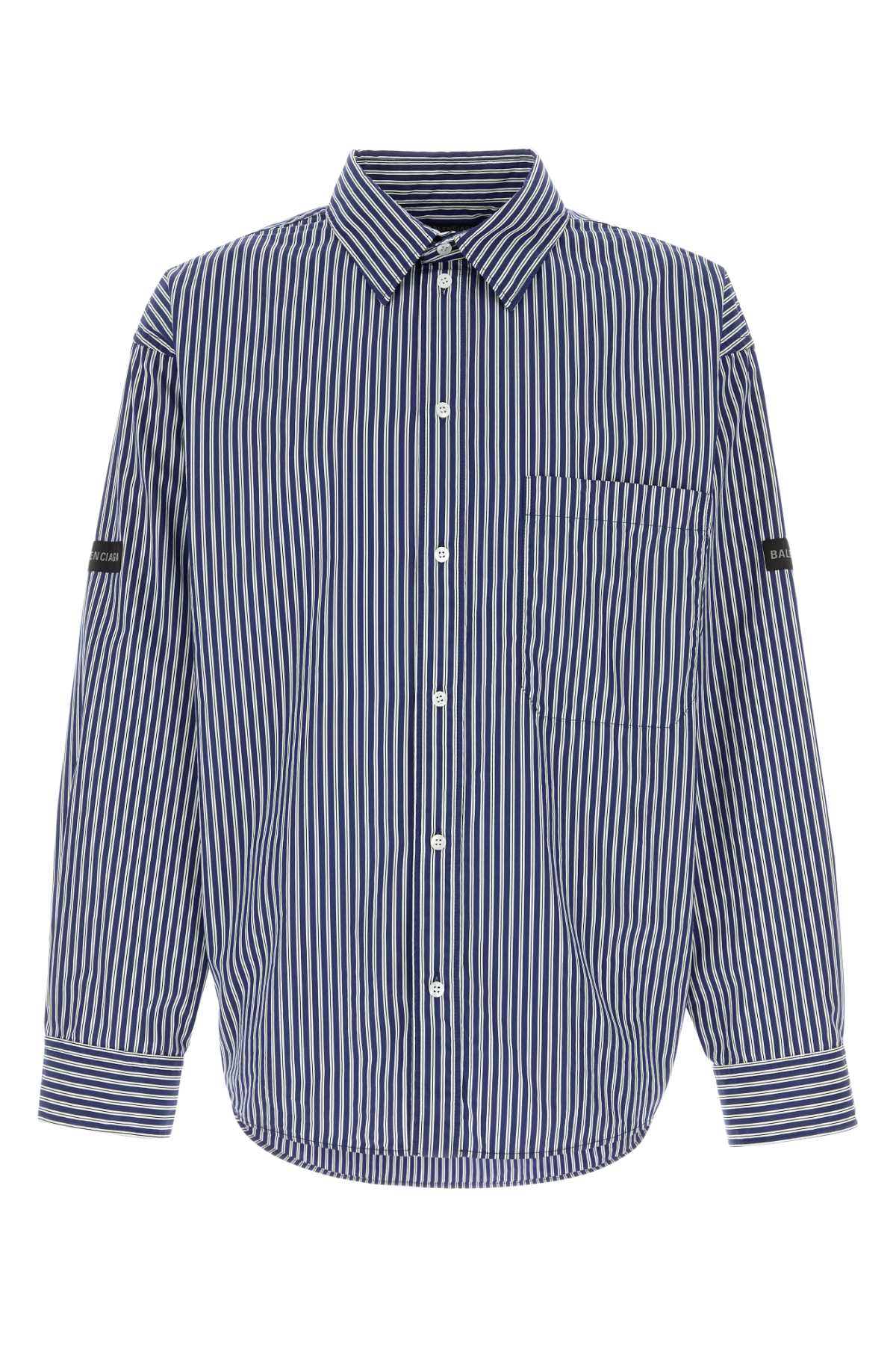 BALENCIAGA OVERSIZED SHIRT For Men Exterior: 87% Cotton 13% Nylon