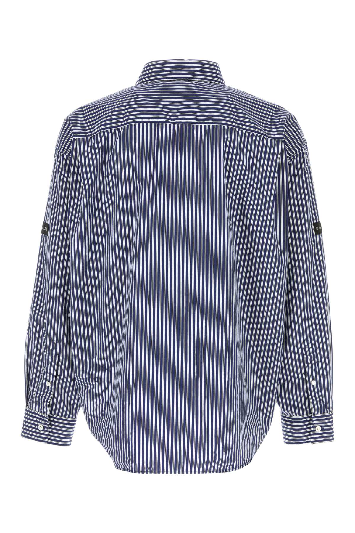 BALENCIAGA OVERSIZED SHIRT For Men Exterior: 87% Cotton 13% Nylon