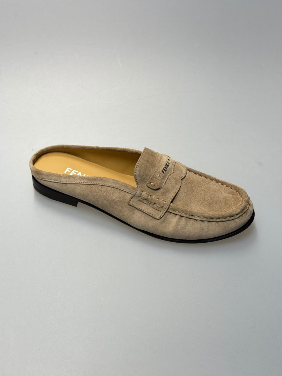 Suede Mules